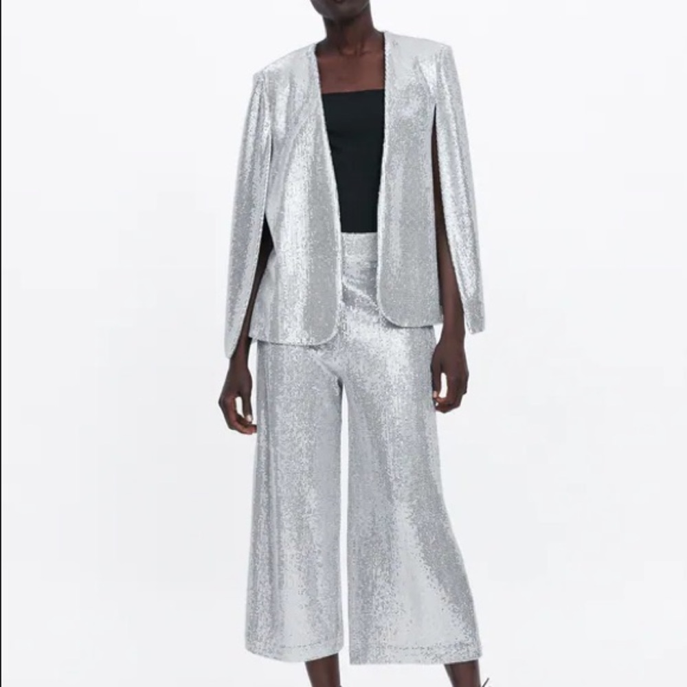Zara Sequin Culottes